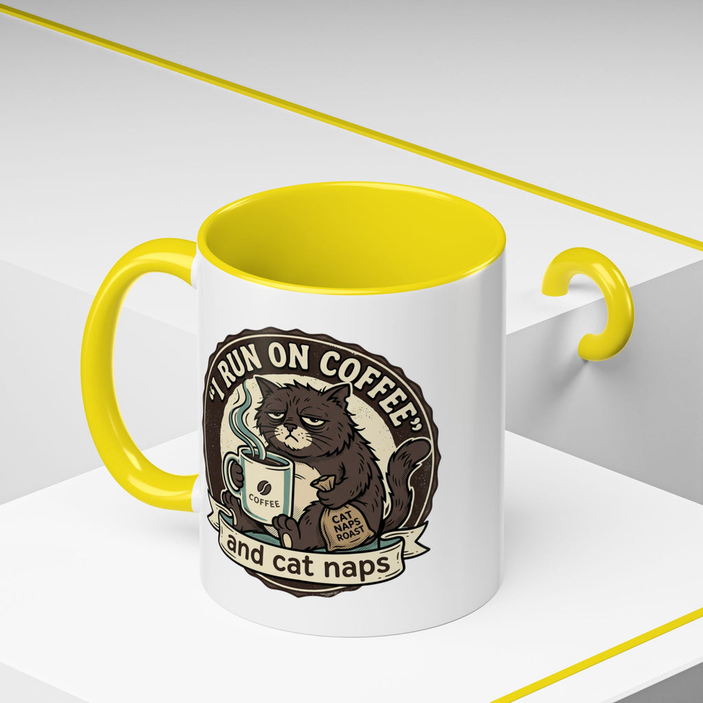 Coffee Lovers Mug — Rustic 'Coffee & Hops' Accent Ceramic Mug (11/15oz)