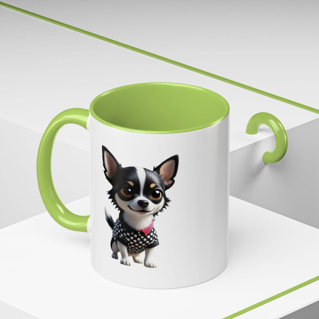 Chihuahua Dog Accent Coffee Mug – Cute Tiny Pup 11/15oz