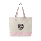 250th Anniversary American Flag Canvas Tote Bag — Zippered Patriotic Tote