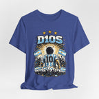 Dios 10 Argentina Soccer Tee — Maradona Tribute Football Shirt
