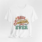 Best Summer Ever T-Shirt — Retro Colorful Vacation Tee