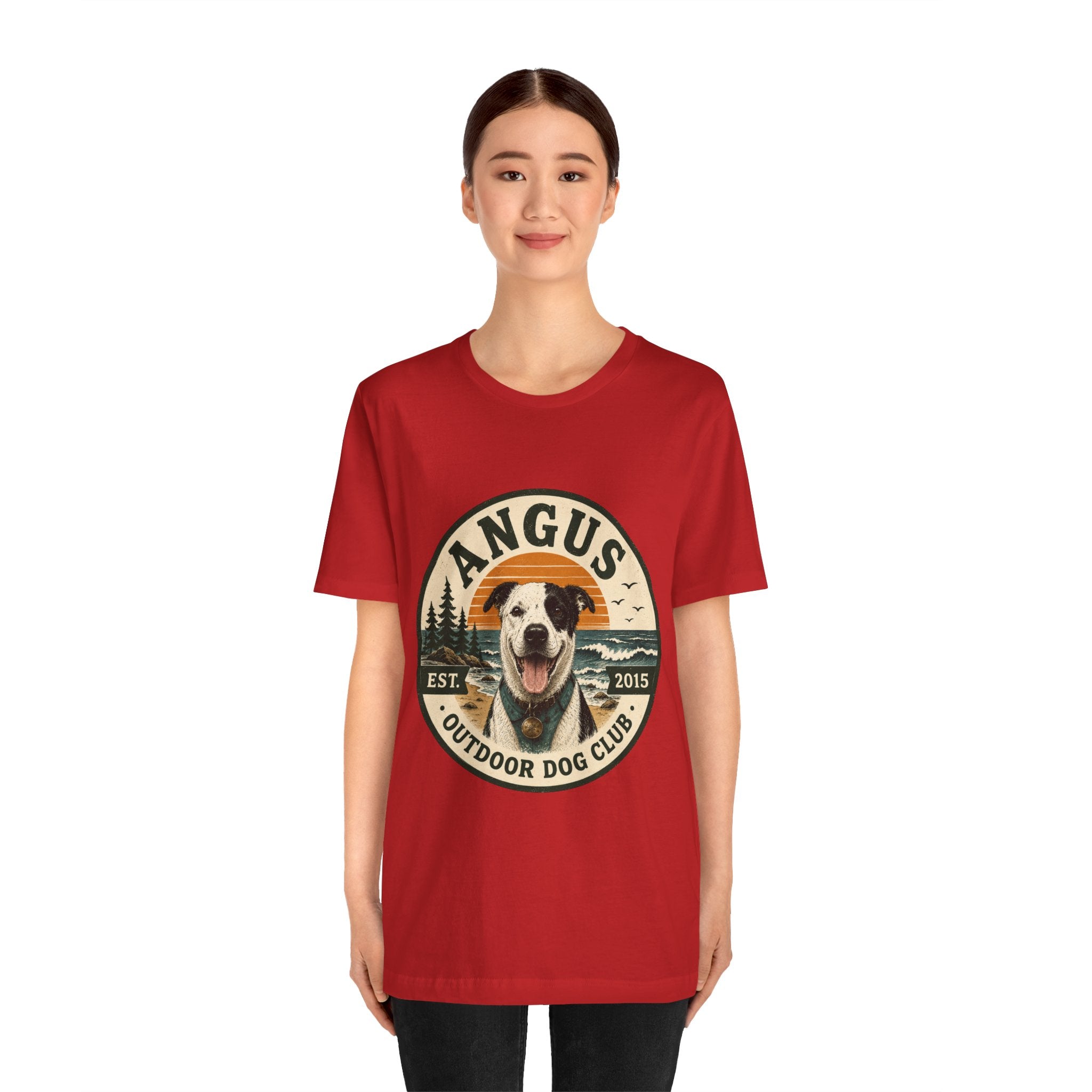 Angus Dog Photo Collage T-Shirt