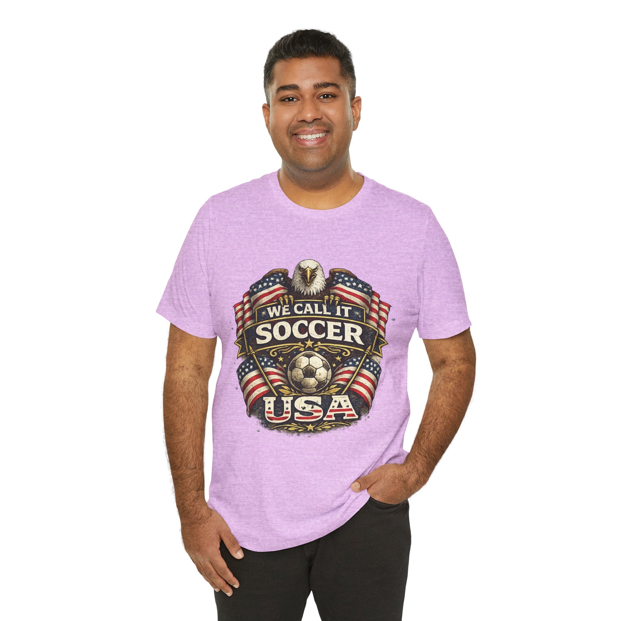 We Call It Soccer USA T-Shirt – Patriotic Eagle Soccer Tee
