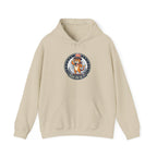 Patriotic Cat Hoodie — "Ready for the Stars" Graphic Pullover