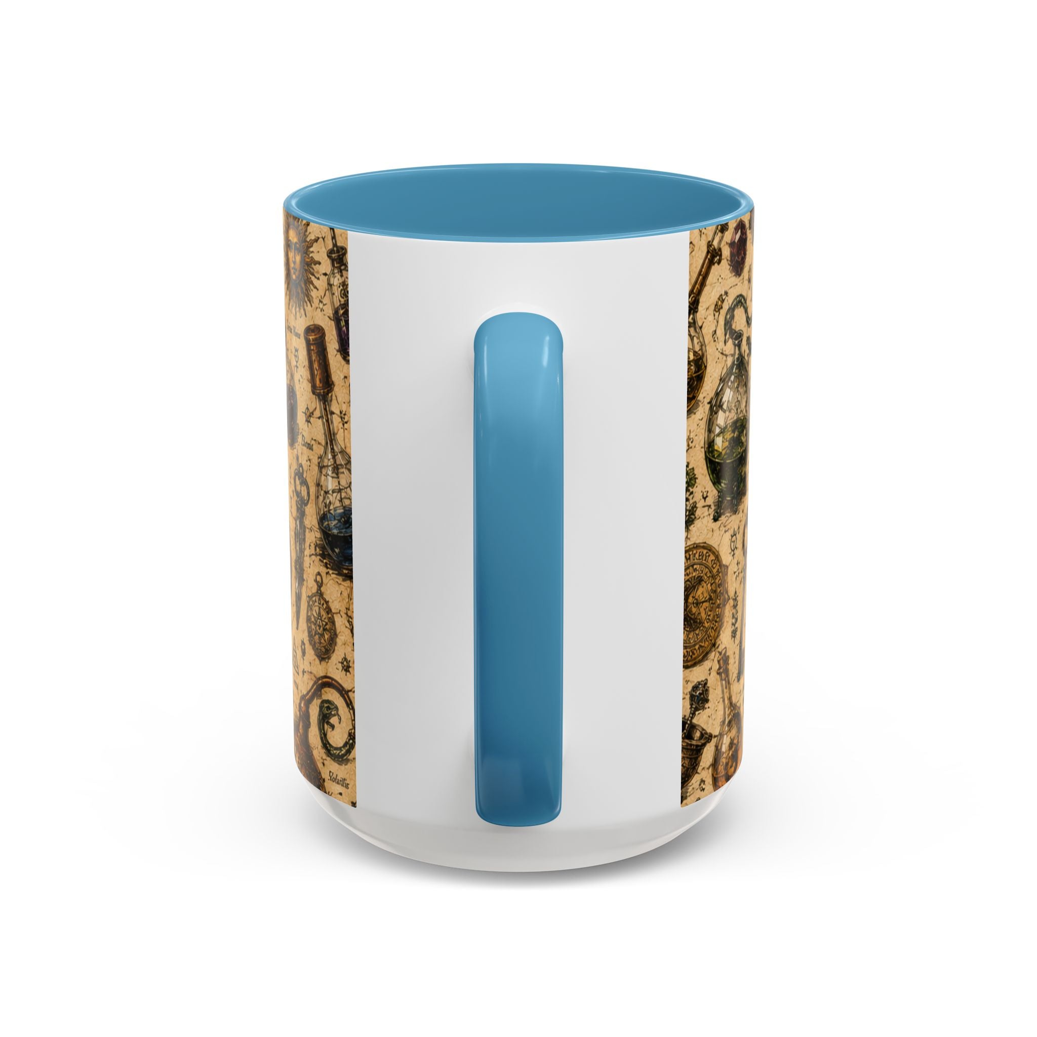 The Alchemist's Cabinet Coffee Mug — Vintage Apothecary Accent Mug (11/15 oz)