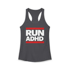 RUN ADHD Graphic Tank top — Funny ADHD Awareness Shirt