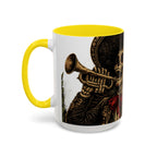 Day of the Dead Soccer Skull Accent Mug — 11/15oz