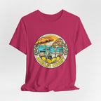 Amalfi Coast Vintage Travel Tee — Scenic Lemon & Vespa Graphic
