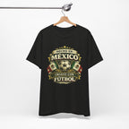 Mexico Soccer T‑Shirt — "Hecho en México, Criado con Fútbol" Vintage Football Tee