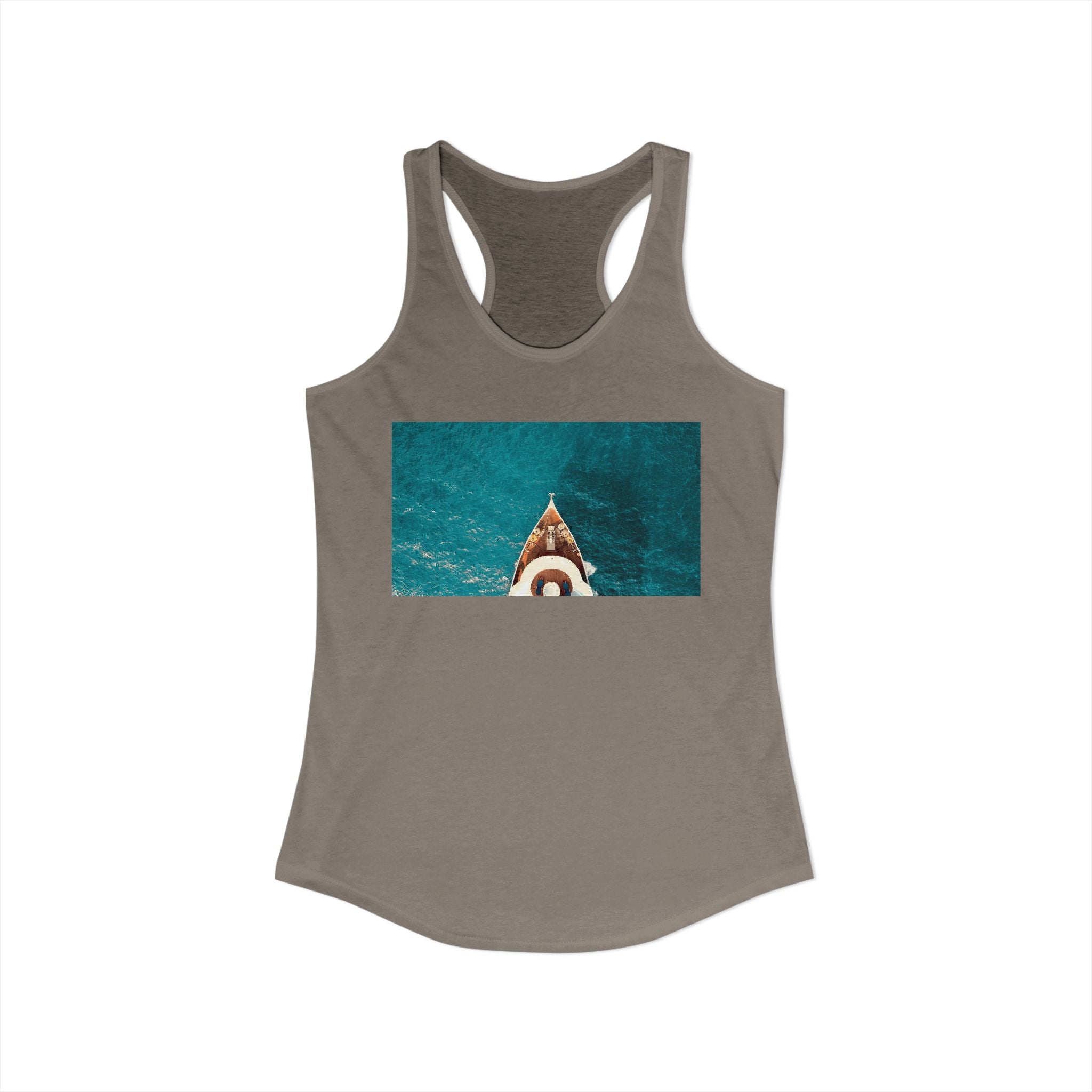 Women's Ideal Racerback Tank - Summer Boat
