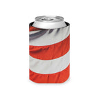 Patriotic American Flag Can Cooler – USA Stars & Stripes Beverage Koozie for 4th of July, Memorial Day, Veterans Day