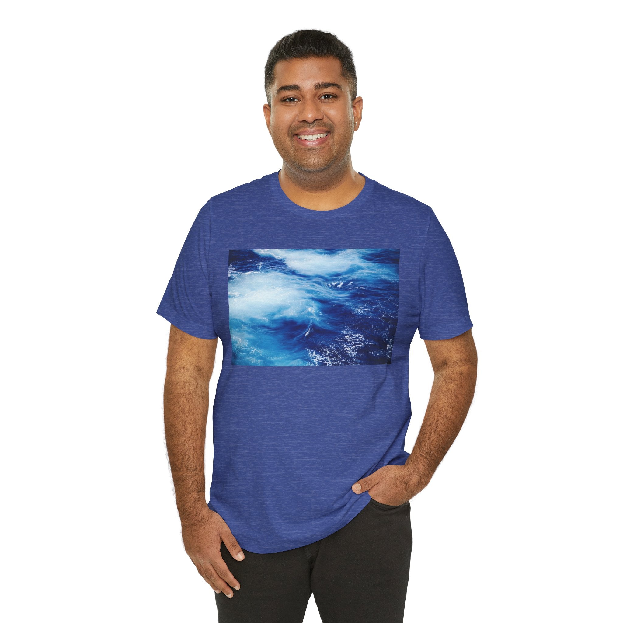 Ocean Waves  Tee — Blue Water Photography T-Shirt