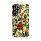 Tropical chihuahua Phone Case — Floral Pineapple Protective Tough Case