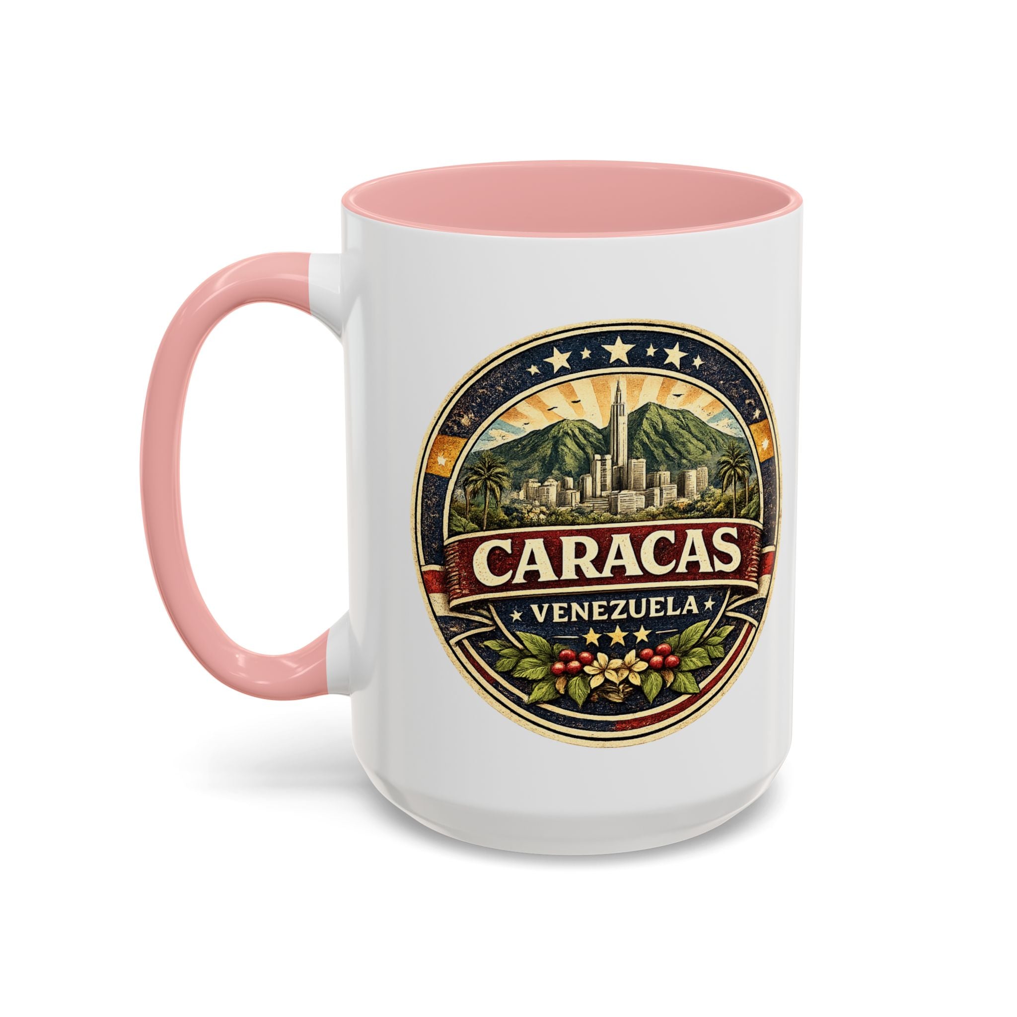 Caracas Venezuela Vintage Travel Accent Coffee Mug