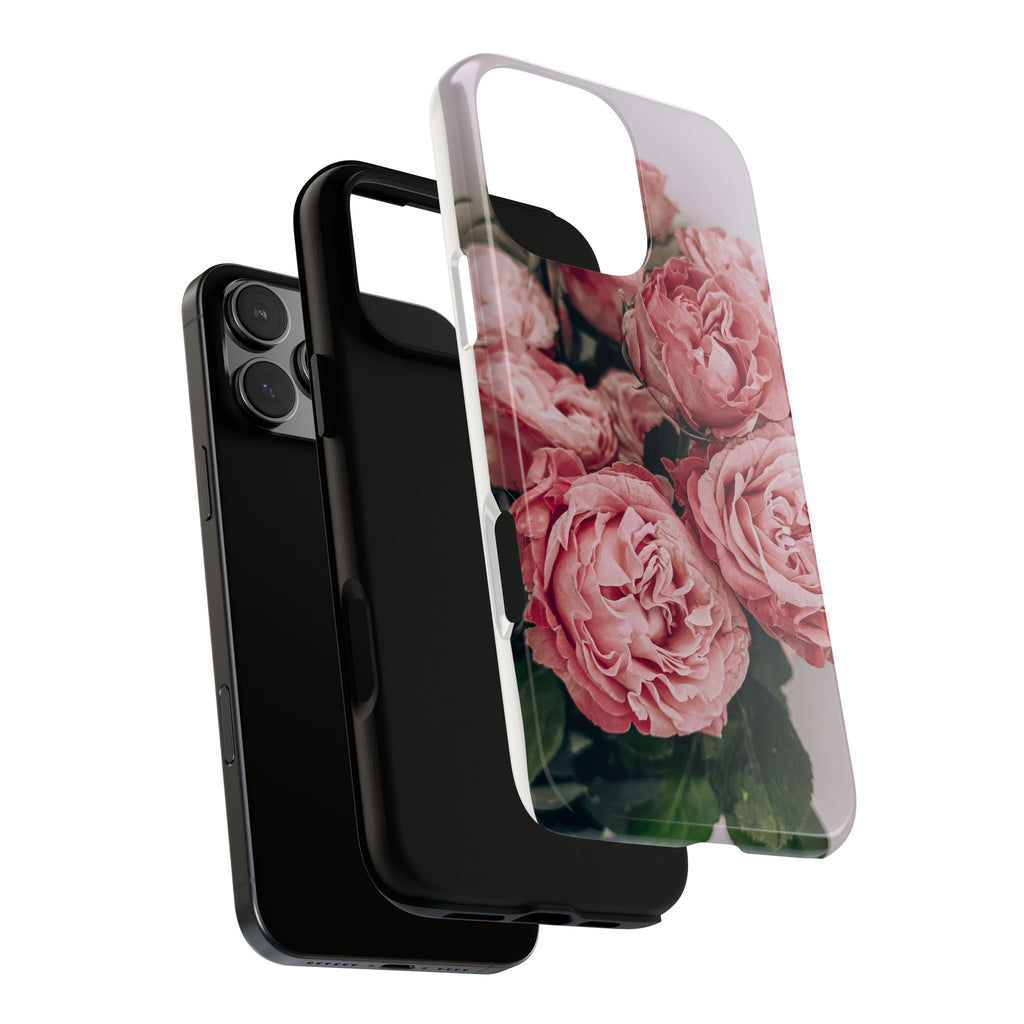 Tough Case — Pink Peonies Floral Phone Case