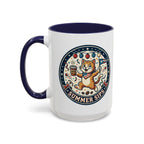 Space Camper Patch Coffee Mug — Retro Astronaut Camper 11/15oz Accent Mug