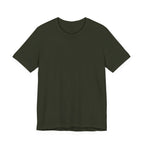 Nature Sunset Mountain Back Design T-Shirt — Scenic River & Pine Forest Graphic Tee