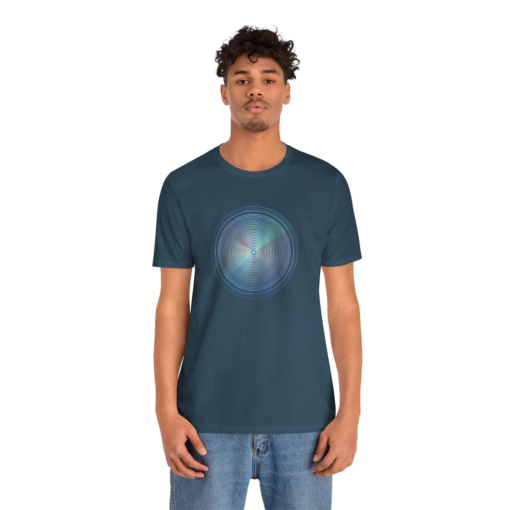Hypnotic Holo Spiral T‑Shirt