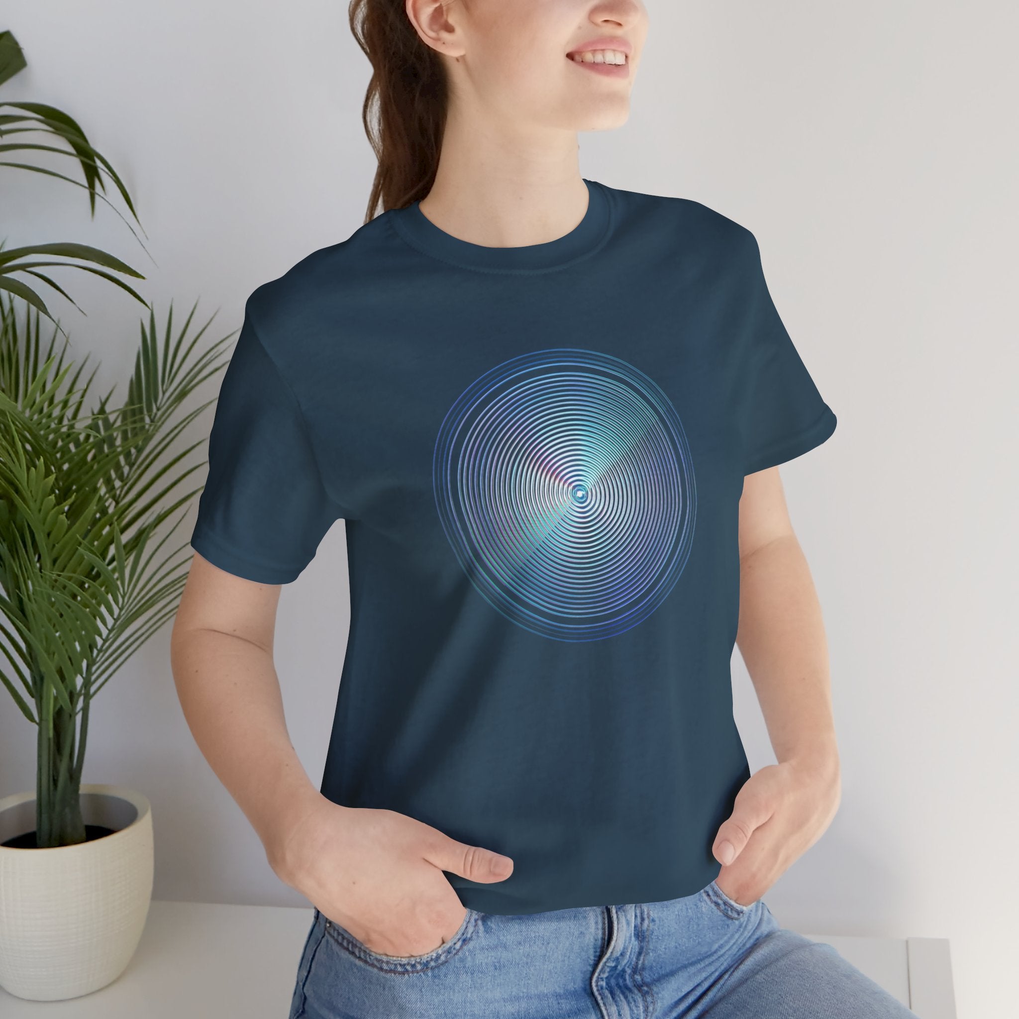Hypnotic Holo Spiral T‑Shirt