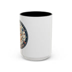 Space Camper Patch Coffee Mug — Retro Astronaut Camper 11/15oz Accent Mug