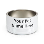Personalized Pet Bowl – Custom Name 18oz Stainless Steel Dog & Cat Feeding Bowl