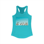 Women's Ideal Racerback Tank - Summer Palms