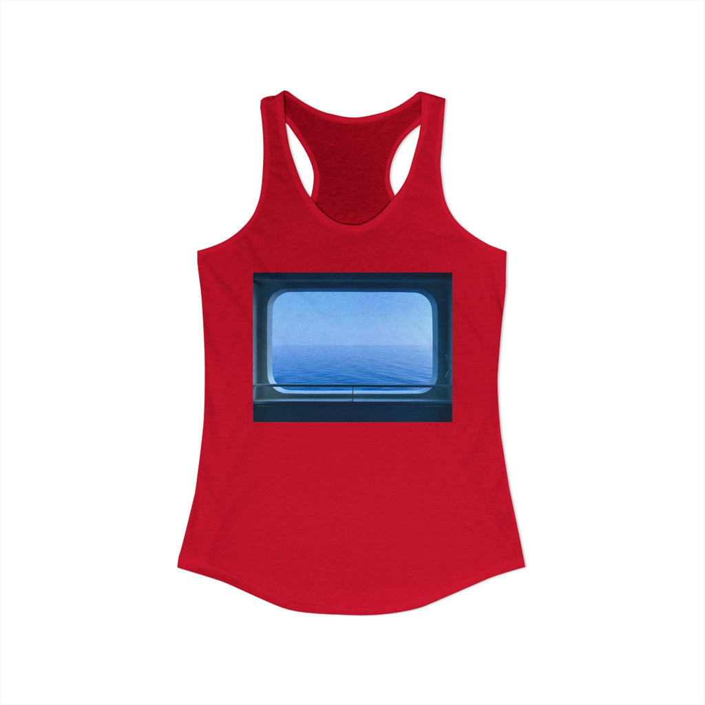 Women's Ideal Racerback Tank - Summer Ocean View