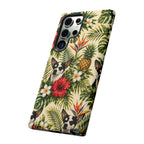 Tropical chihuahua Phone Case — Floral Pineapple Protective Tough Case
