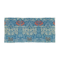 Vintage Floral Blue Beach Towel — William Morris Inspired Pattern