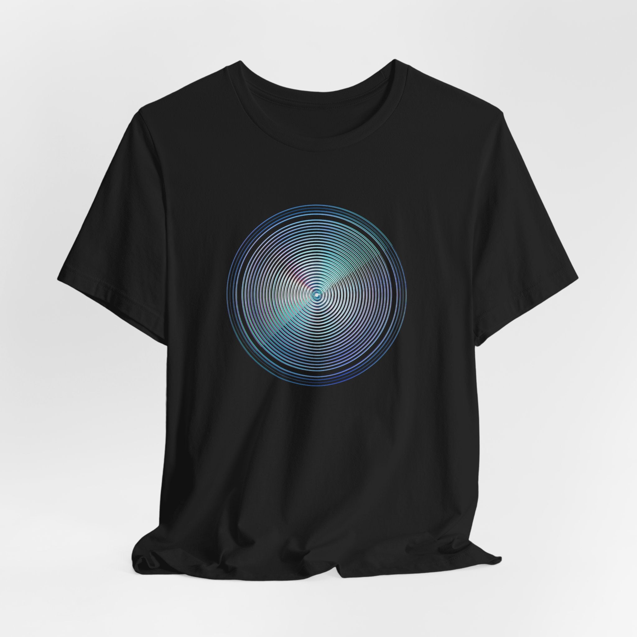 Hypnotic Holo Spiral T‑Shirt