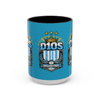 Coffee Mug — Bright Blue Accent Ceramic Mug (11/15oz)