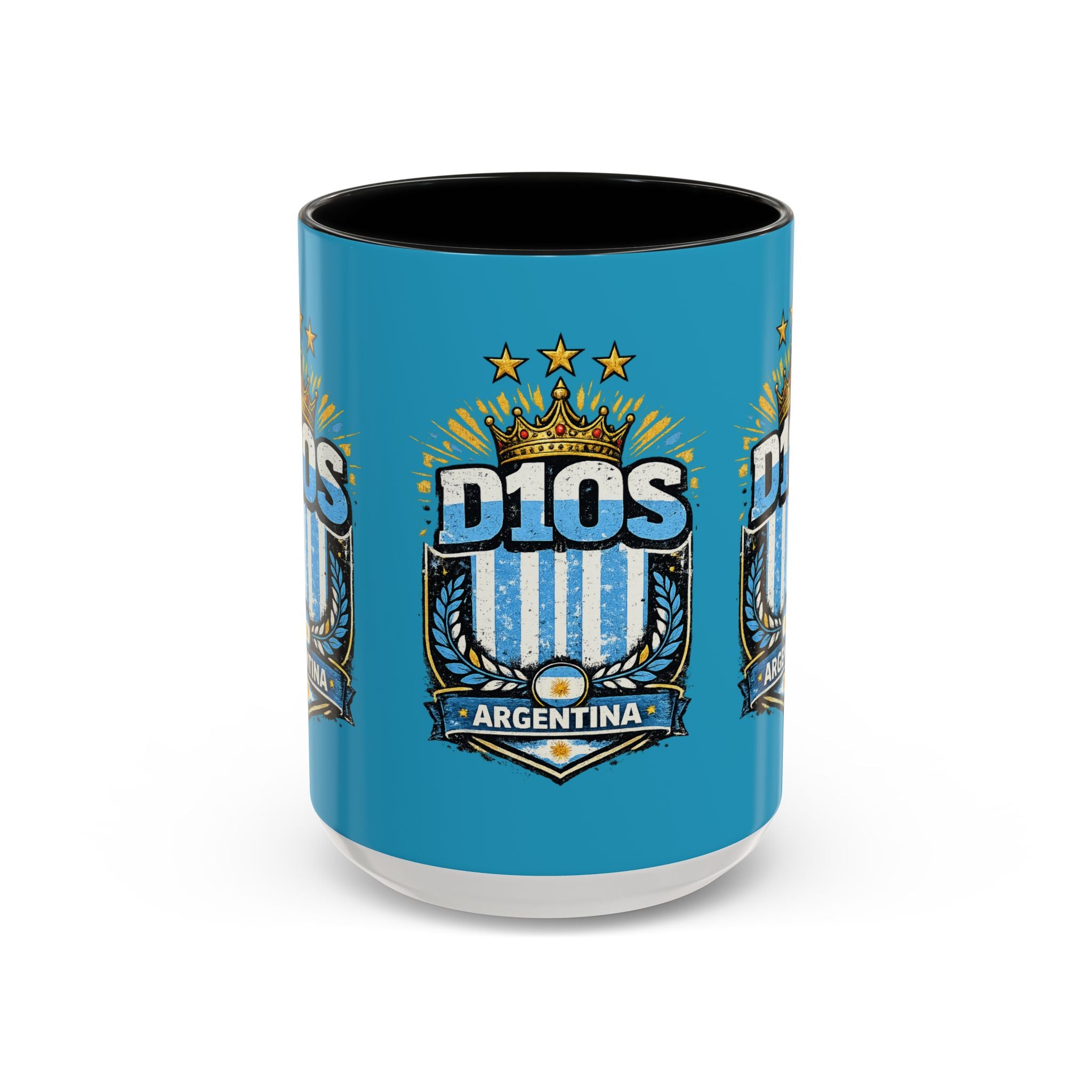 Coffee Mug — Bright Blue Accent Ceramic Mug (11/15oz)