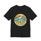Amalfi Coast Vintage Travel Tee — Scenic Lemon & Vespa Graphic