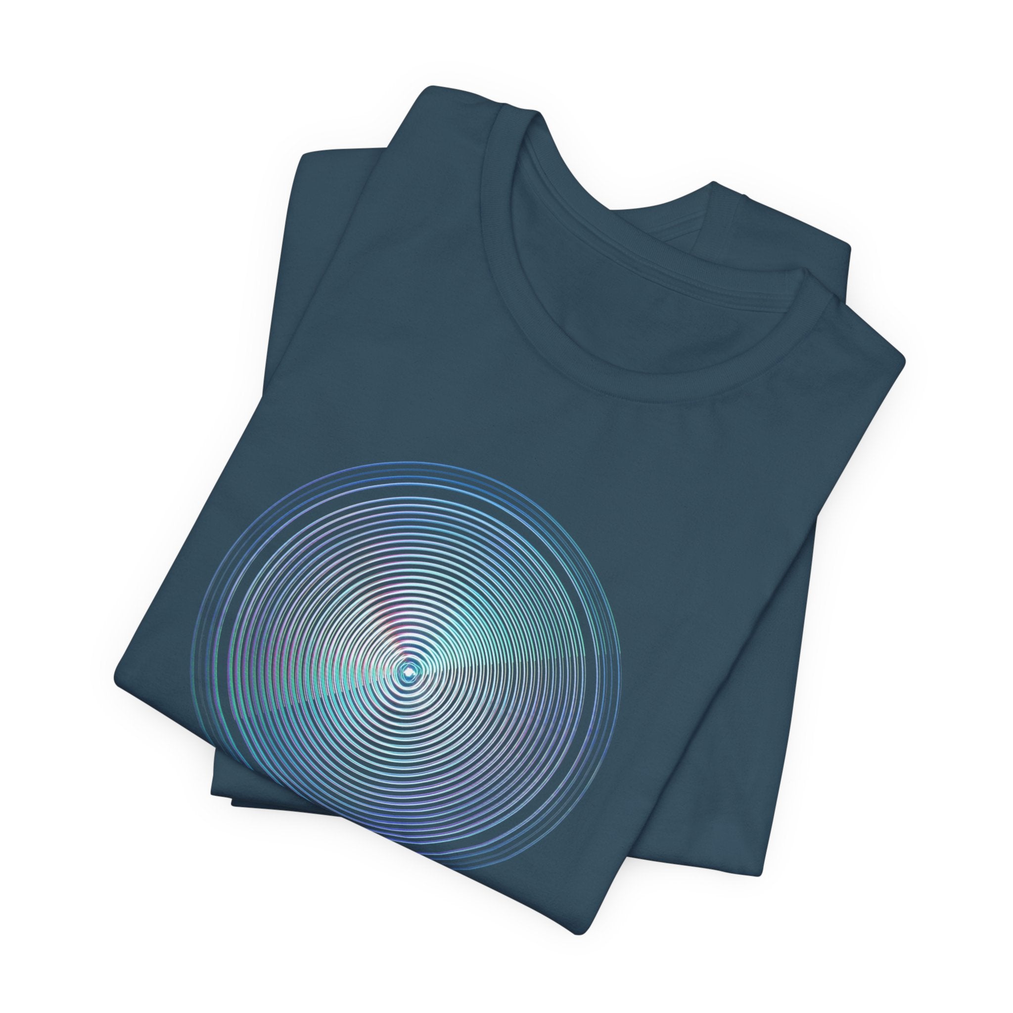 Hypnotic Holo Spiral T‑Shirt