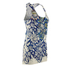 Floral Blue –Style Racerback Dress