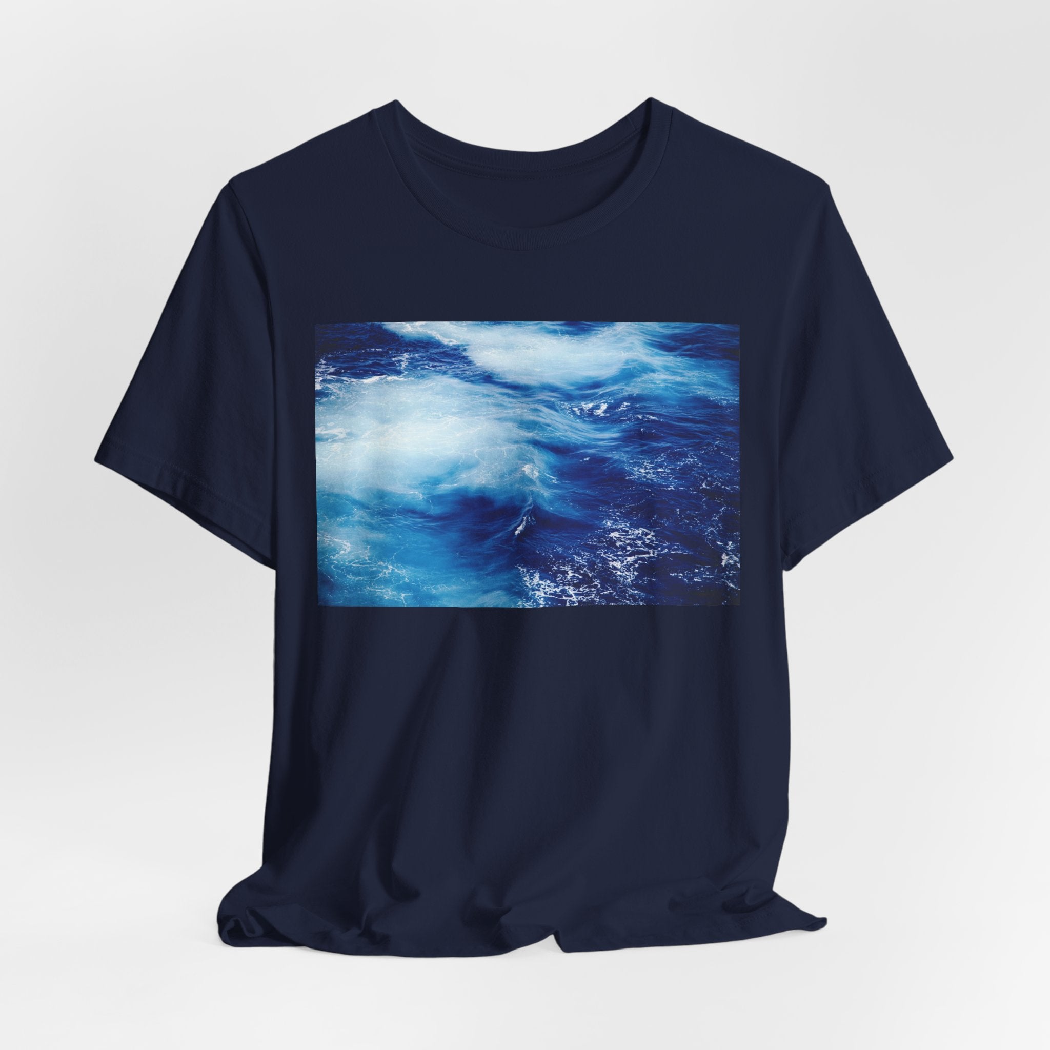 Ocean Waves  Tee — Blue Water Photography T-Shirt