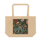 Octopus Garden Eco Tote Bag — Vintage Sea Creature Canvas Market Tote