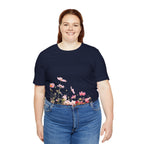 Floral Meadow Tee – Pink Wildflower Field Graphic T-Shirt