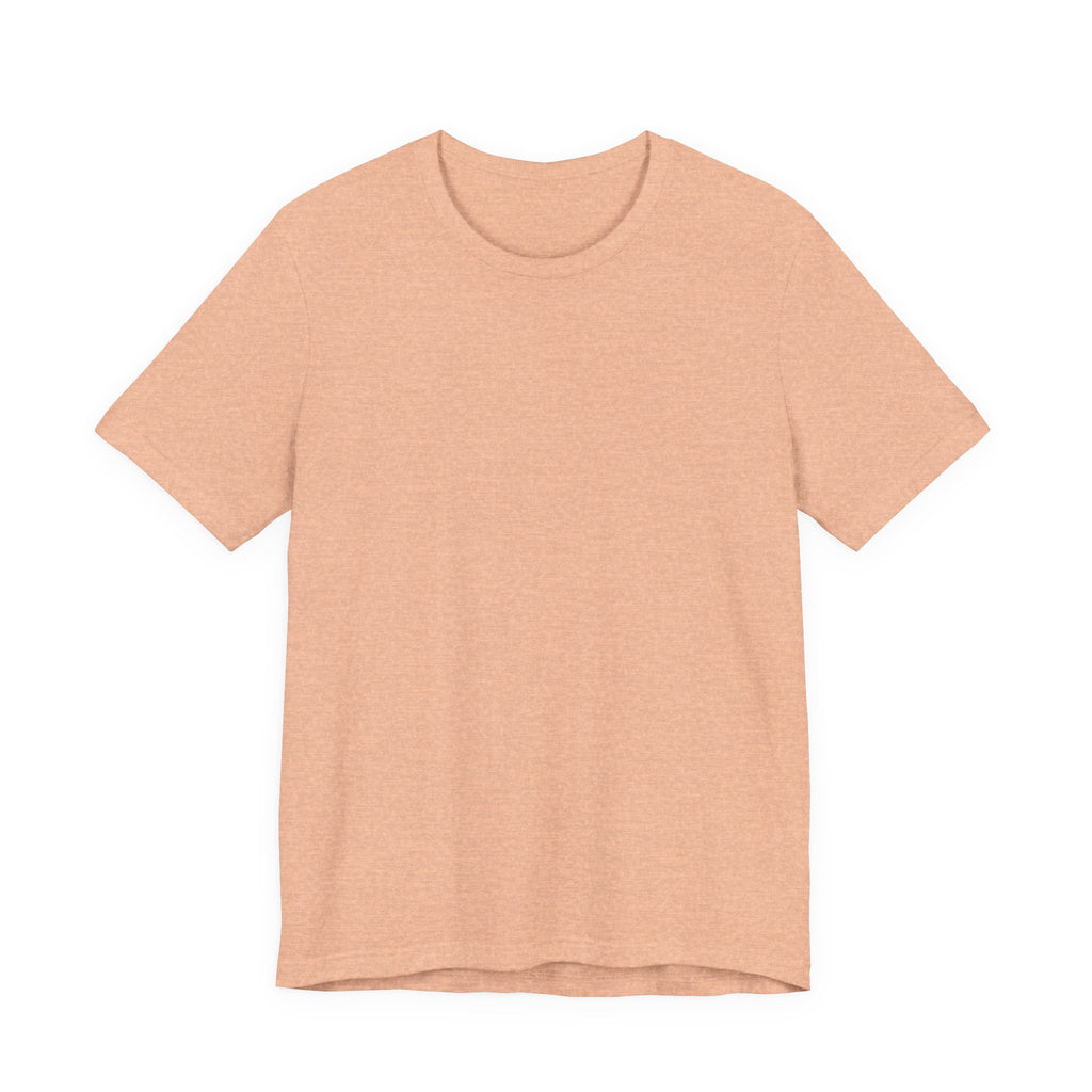 Nature Sunset Mountain Back Design T-Shirt — Scenic River & Pine Forest Graphic Tee