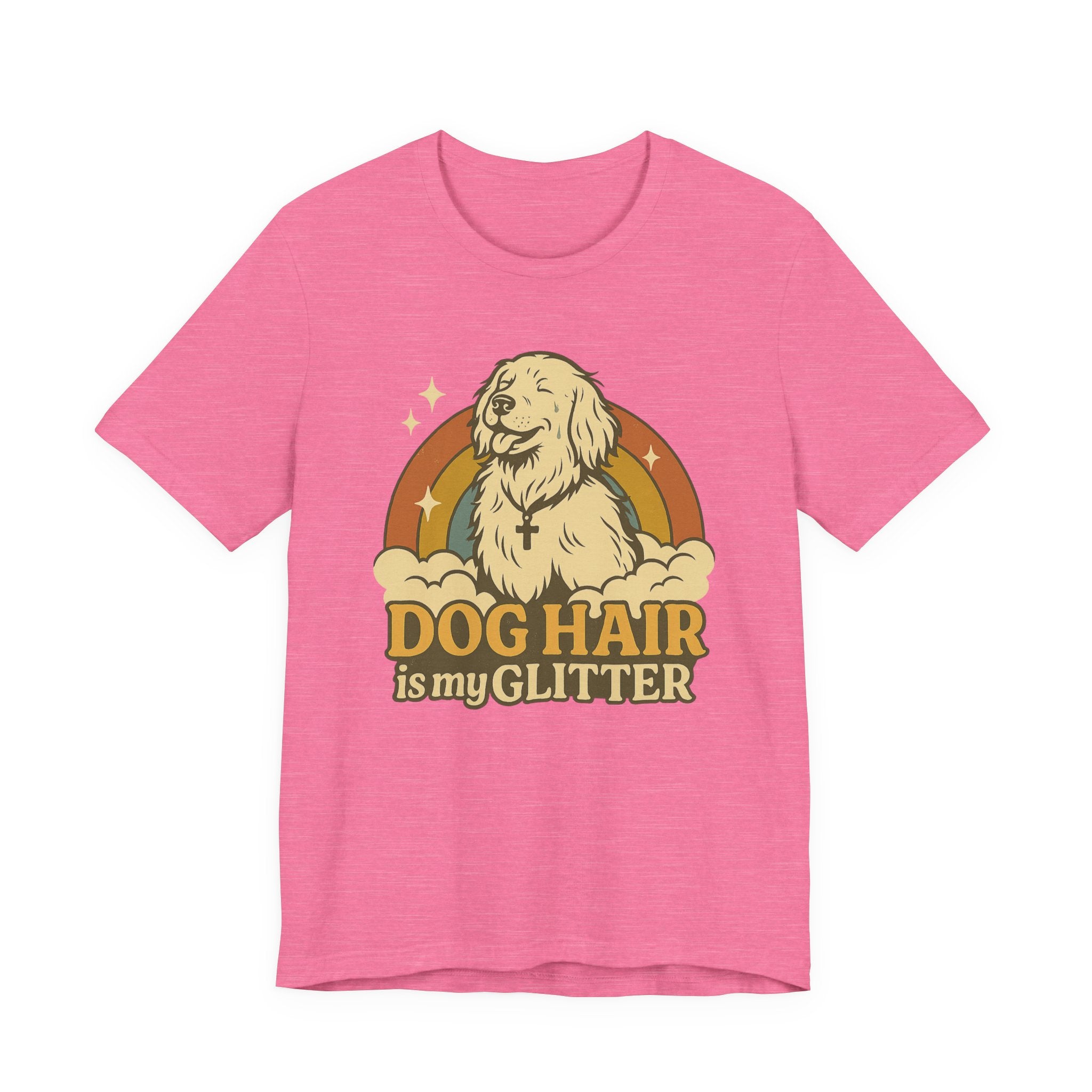 "Dog Hair Is My Glitter" – Retro Golden Vibes Edition