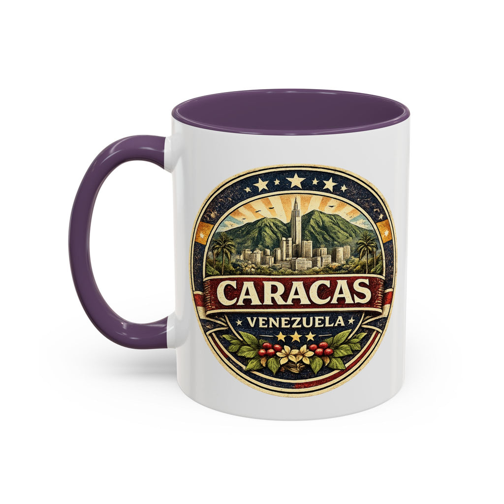 Caracas Venezuela Vintage Travel Accent Coffee Mug