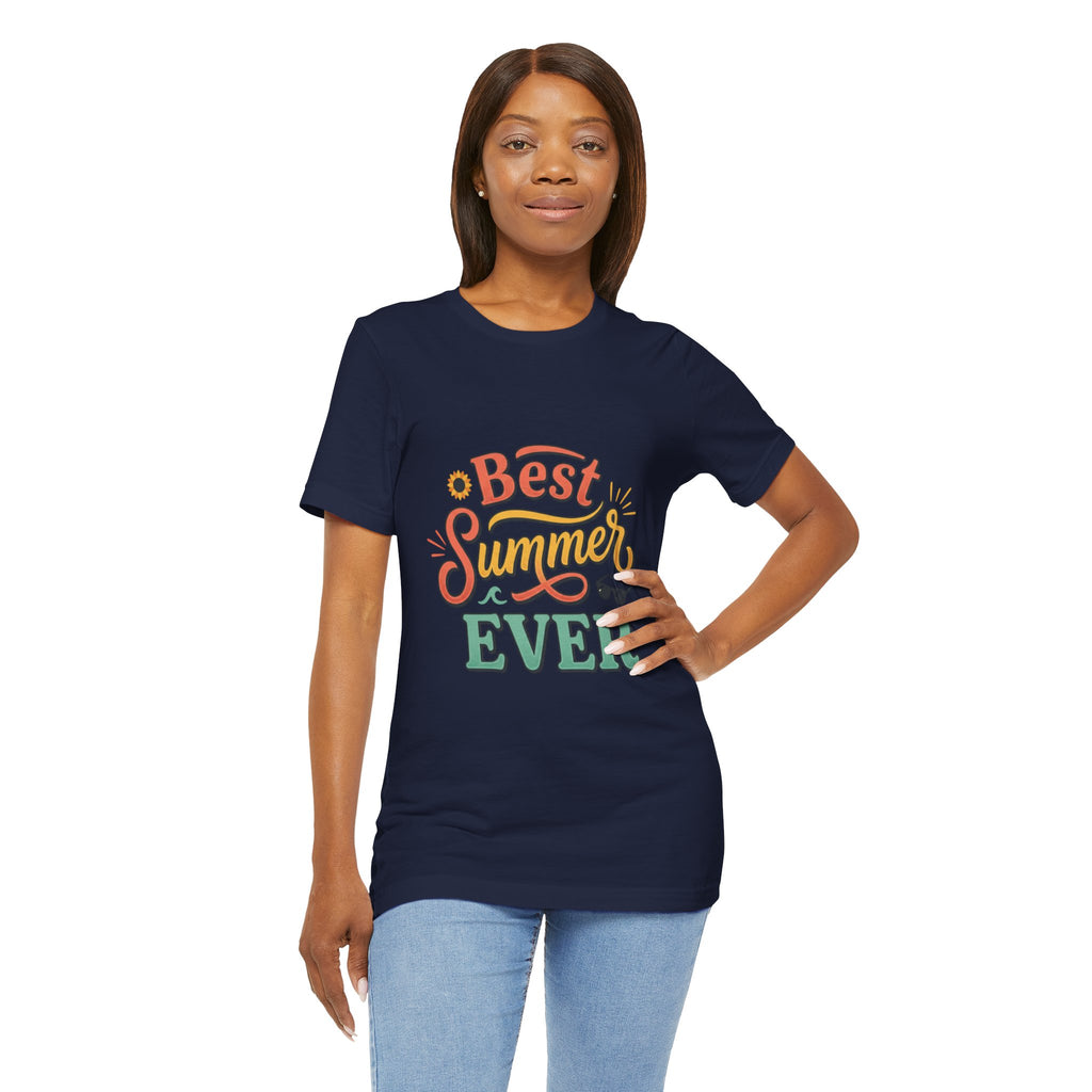 Best Summer Ever T-Shirt — Retro Colorful Vacation Tee
