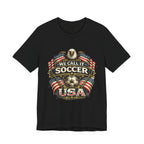 We Call It Soccer USA T-Shirt – Patriotic Eagle Soccer Tee