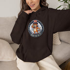 Patriotic Cat Hoodie — "Ready for the Stars" Graphic Pullover