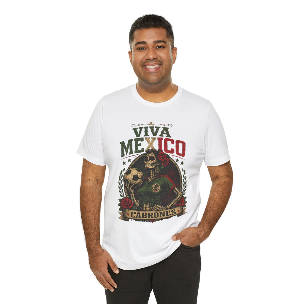 Mexico Catrina Skull T‑Shirt — Day of the Dead Mexican Soccer Tee