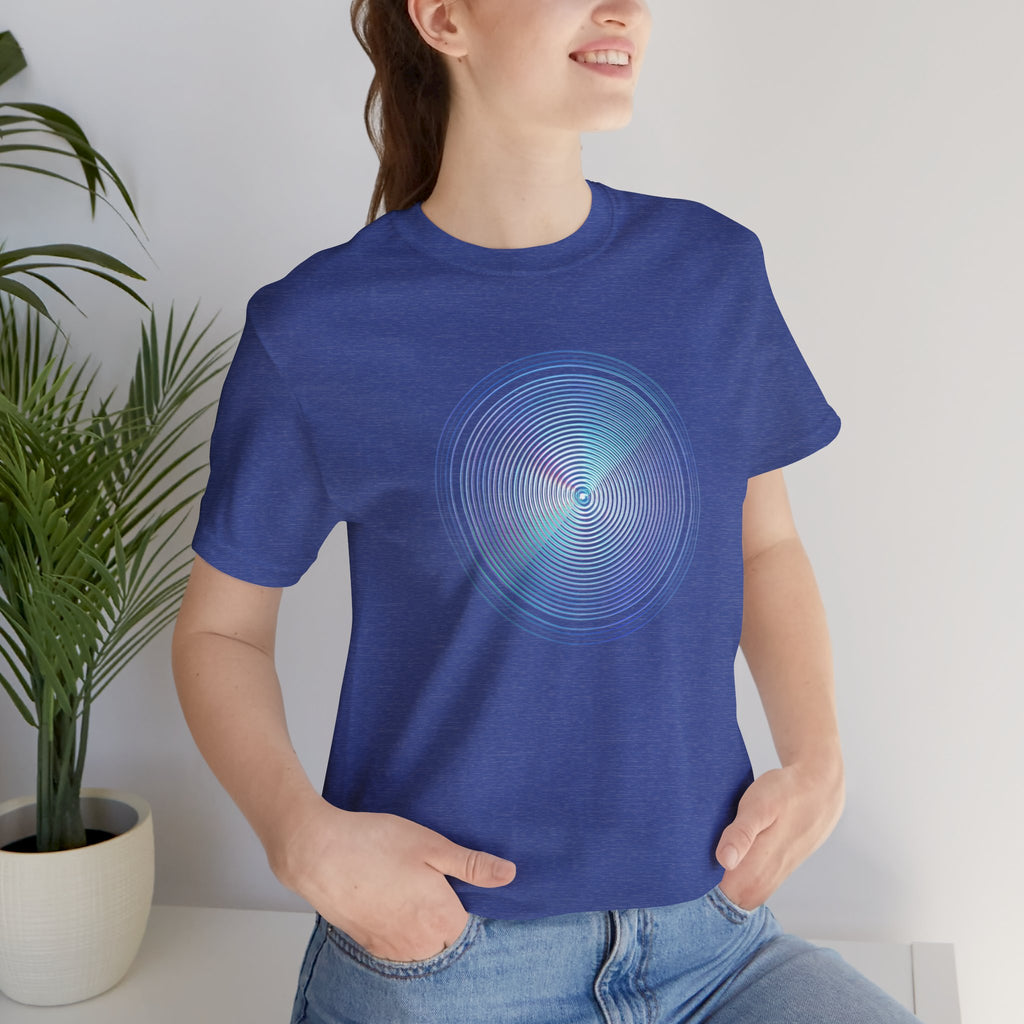 Hypnotic Holo Spiral T‑Shirt