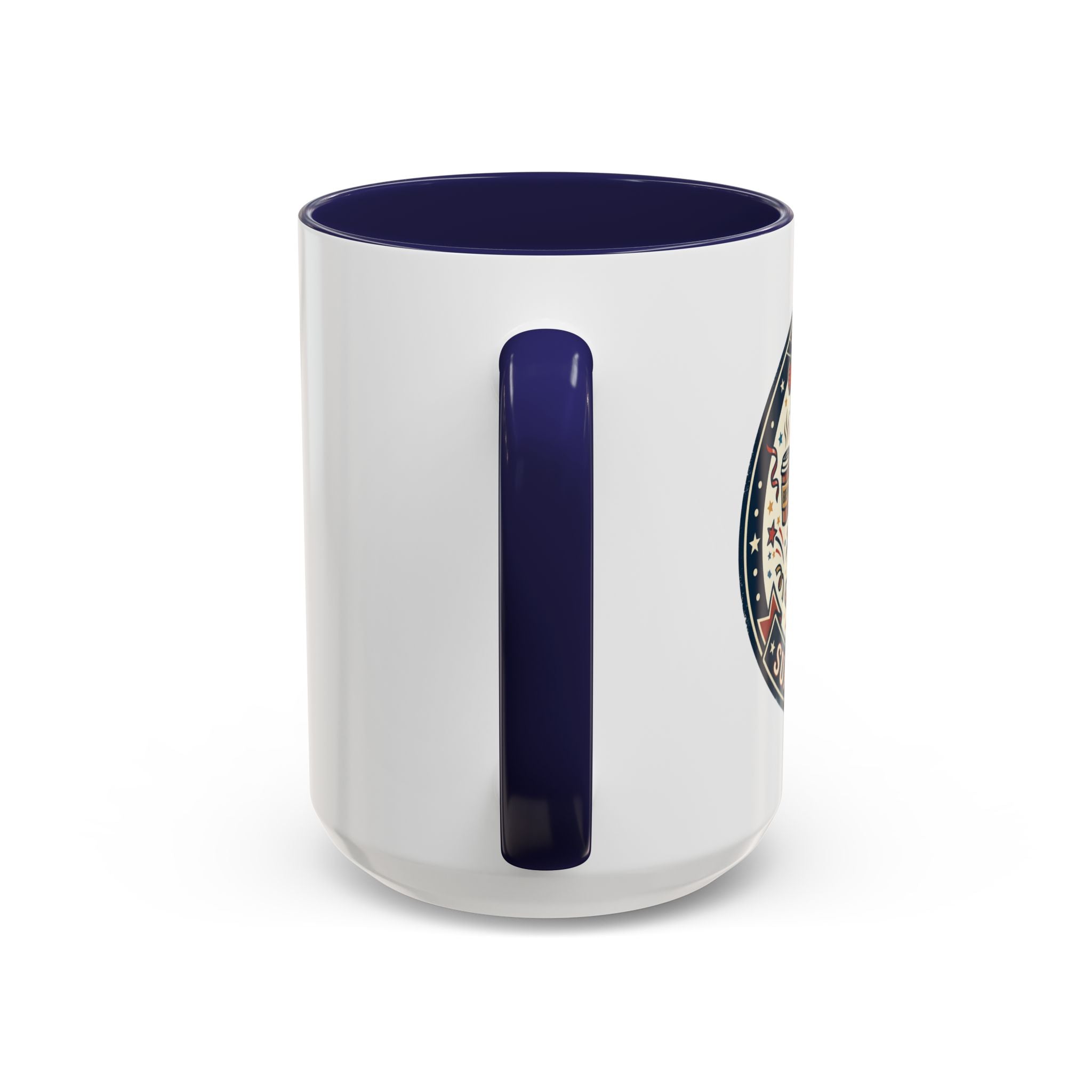 Space Camper Patch Coffee Mug — Retro Astronaut Camper 11/15oz Accent Mug