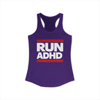 RUN ADHD Graphic Tank top — Funny ADHD Awareness Shirt