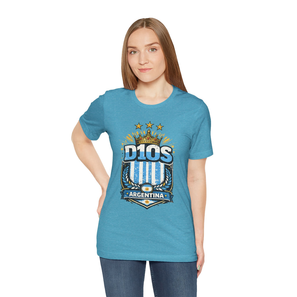 D10S Argentina Tee — Football Fan Shirt