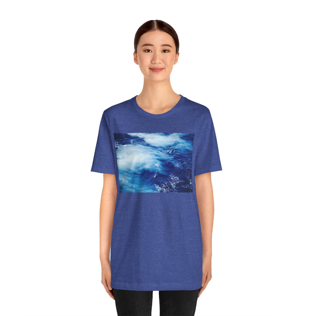 Ocean Waves  Tee — Blue Water Photography T-Shirt